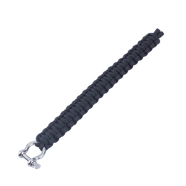 Militær 550 Paracord Overlevelsesarmbånd Rustfritt Stål Spenne Utendørssett
