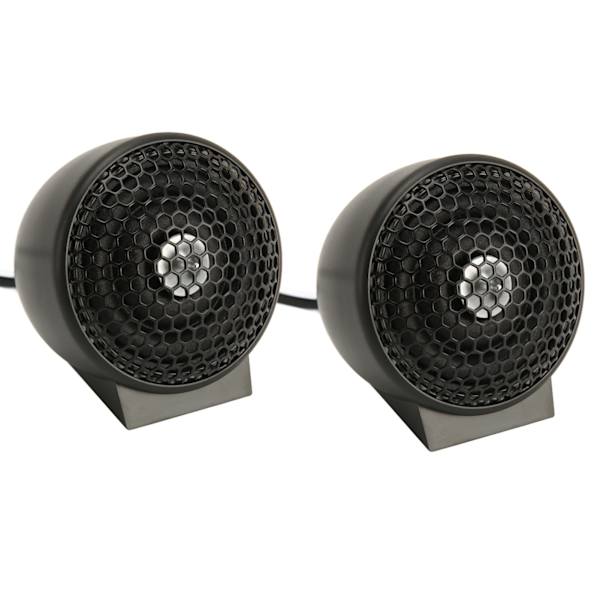 2 stk. 150W Dome Diskant Høj Følsomhed 2 Vejs System Sort Mini Audio Diskant til Billaudsystemer