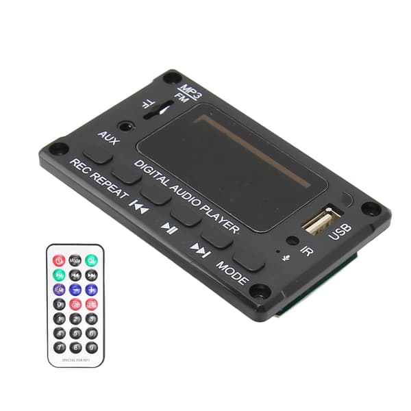 Bluetooth MP3-dekodermodul 2x40W Stöd för minneskort USB FM-radio