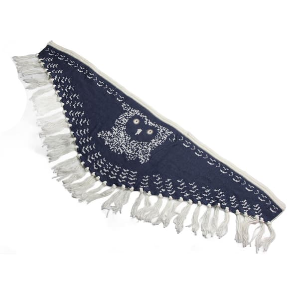 Vintage Ugle Skjerf Vinter Klassisk Sjal