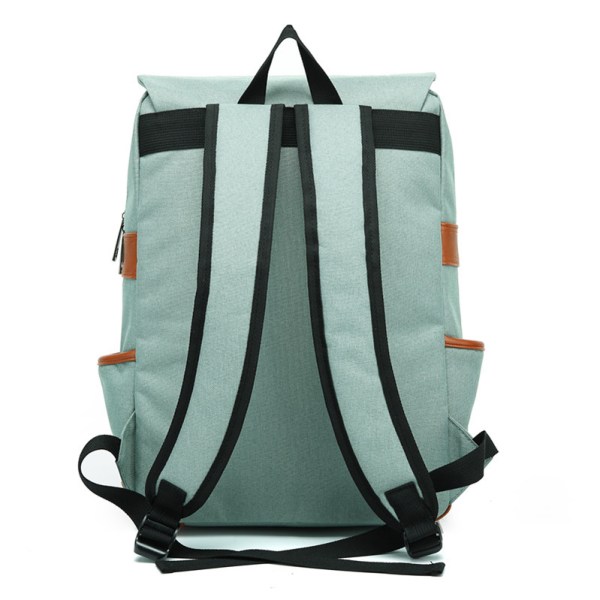 Smal bärbar ryggsäck, vintage rivsäker affärsväska för Travel College School, Casual Daypacks för män kvinnor, passar Macbook upp till 14 tum