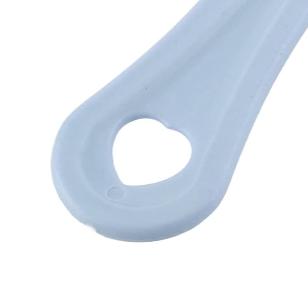 Plastborste för skorengöring med nylonborst (blå)