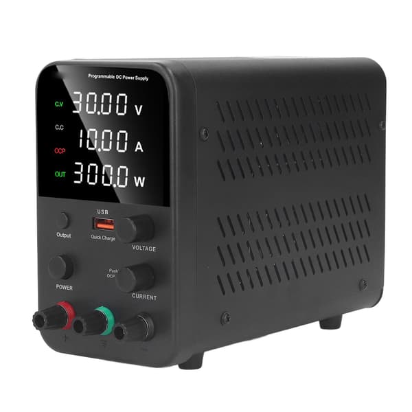 Justerbar DC Strømforsyning 0-120V 0-3A 360W Digital Display EU Stik AC230V