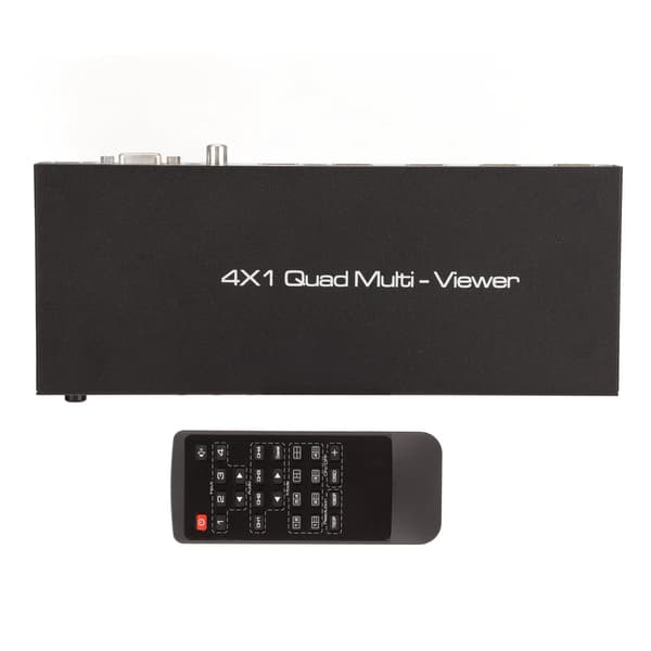 HDMI 4x1 Quad Multi Viewer Switcher 4 in 1 Out 100-240V EU-kontakt