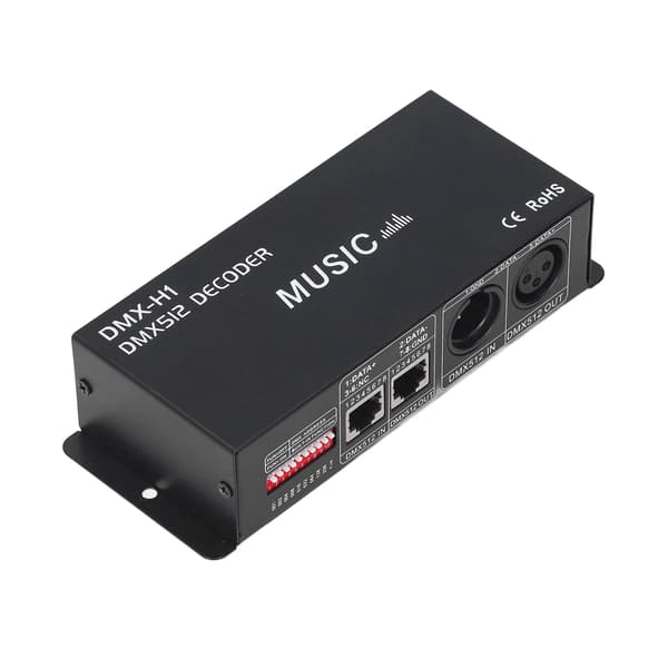 4-kanals DMX 512 dekoder justerbar RGB dimmer LED-controller til barer hoteller Sober 8A