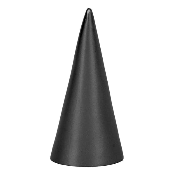 Fleksibel Ringholder Smykke Display Stand til Forlovelses- og Vielsesringe Sort