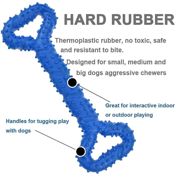Hundetænder Molar Stick - Pull Stick - Blå