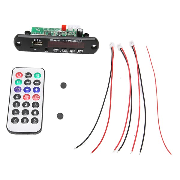 Bluetooth MP3 Dekoderkort Multifunksjonell Bilstereo LCD-Skjerm Fjernkontroll