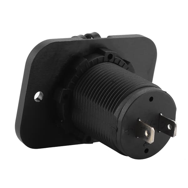 12V Dobbelt USB Biloplader Stik Splitter Strømadapter