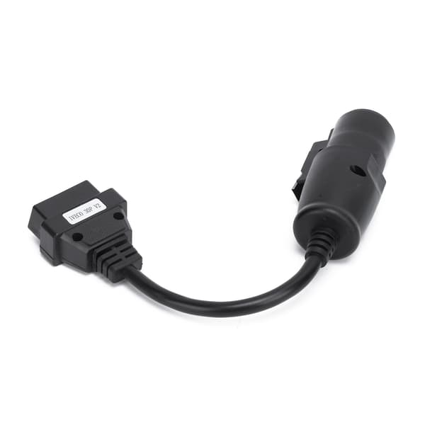 OBD2 30Pin‑16Pin Diagnostisk Kabeladapter 250mm/9.8in Længde Erstatning for IVECO Lastbiler