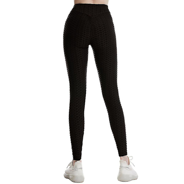 Naisten korkeavyötäröiset superjoustavat leggingsit Black 2XL