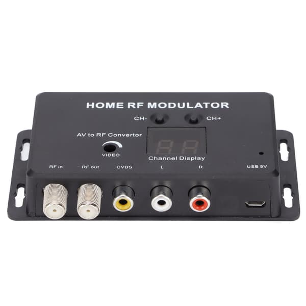UHF Modulator Audio Video til RF Kanal Hjem RF Modulator til DVD Afspiller Digitalt Udstyr