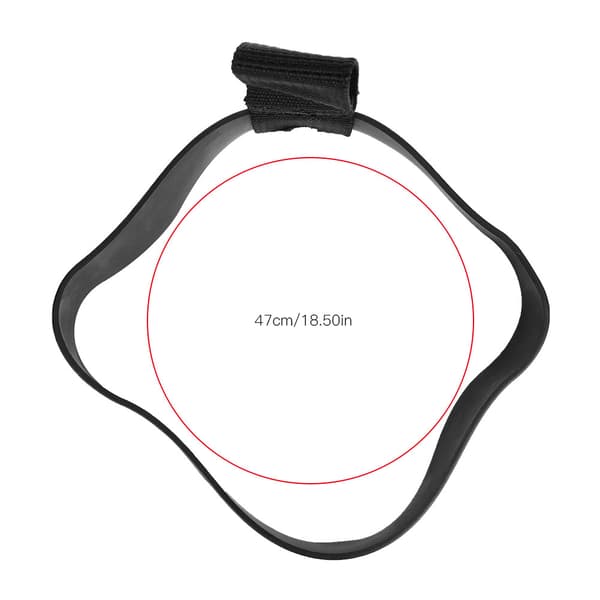 Elastinen kumiputki sukellukseen Snorkkeli Säiliö Pullo Letkunpidike Nauha 47cm