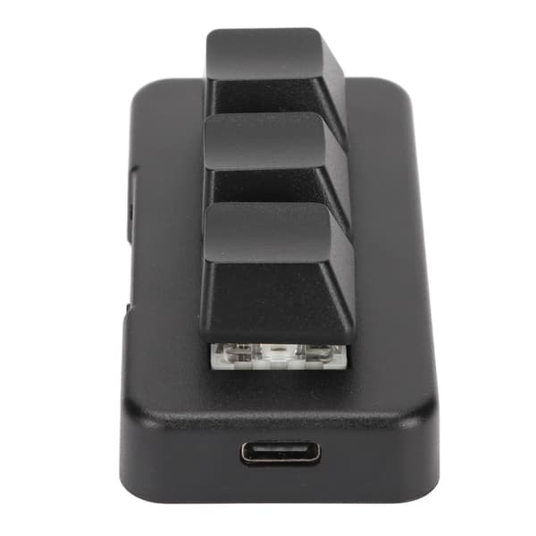 Trådløst RGB Mekanisk Gaming Tastatur 3 Taster 2.4G USB Tre Modus Mini Programmerbart