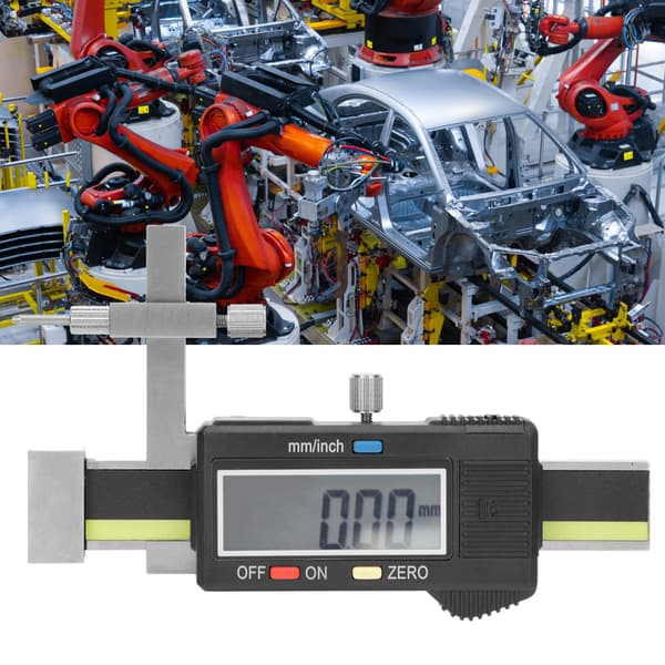 Digital Spaltmåler C1-10P Rustfrit Stål Flad Spaltlineal ±10 0,01 mm