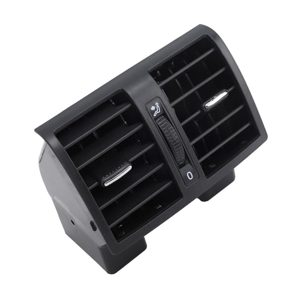 Bil bageste midterste klimaanlæg udluftningsventilator 1TD819203 sort bageste AC udluftningsventil til Caddy 2004 til 2015