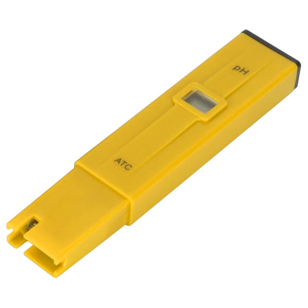 Digitalt PH-meter 0,0 til 14,0 Område ABS Pen til Akvarier Laboratorium Gul Sort