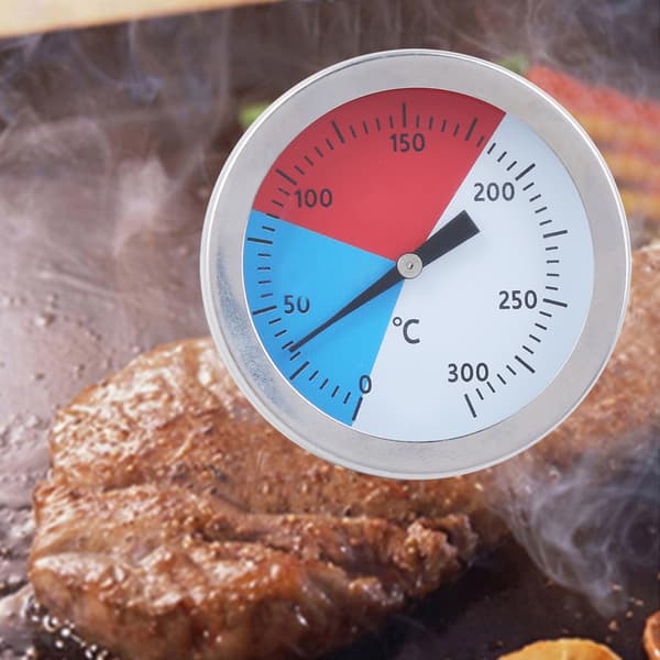 TSBX500 Grilltermometer i rustfritt stål for ovn og BBQ, 300 grader Celsius