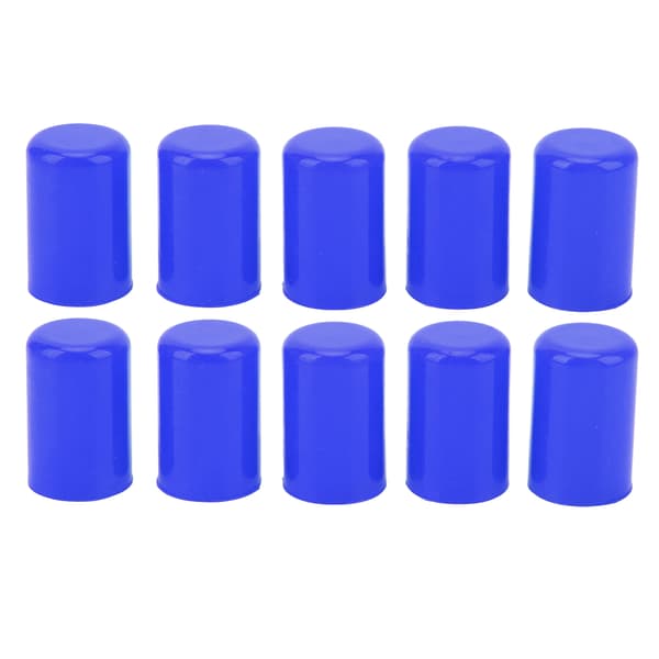 10 st silikonvakuumförseglingslock Universal 14 mm innerdiameter blå
