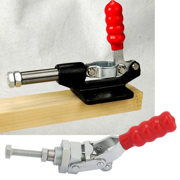 Galvaniseret jern 10 mm rækkevidde Push Pull Quick Release Toggle Clamp 100 kg spændekraft