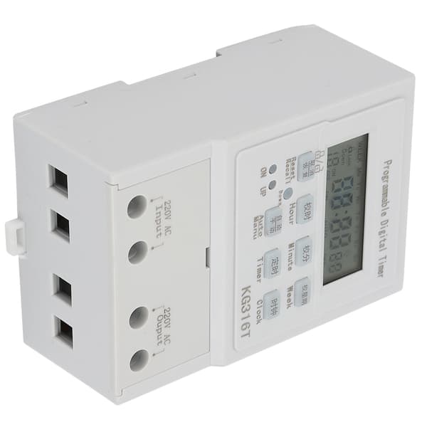 Mini AC 220V 1W 30A Digital Timer Programmerbar Kontroll Timing Bryter