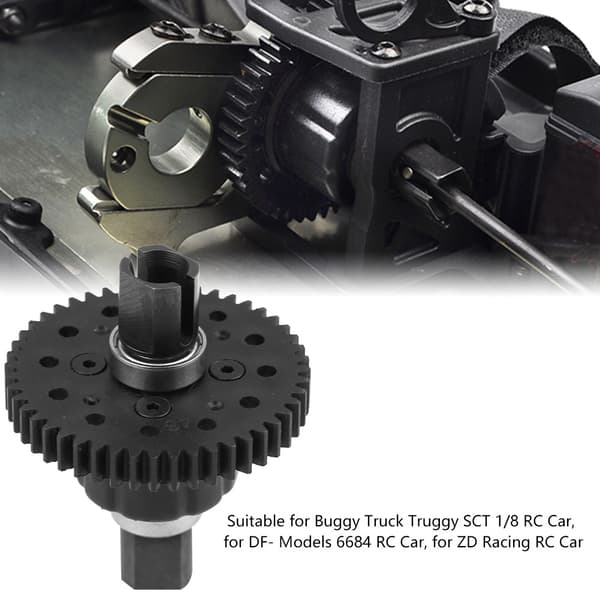 RC bil mellem differentialtilbehør - 48T 1.0Mo nylongear