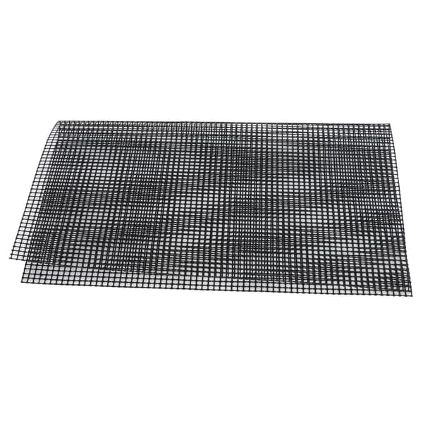 Matklassad Non-stick Grillmåtte Multifunktionel Udendørsgrill 36x42 cm Sort