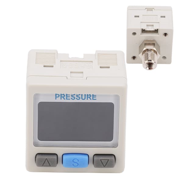 Digital Pneumatisk Vakuumtrykregulator Switch 0 til -101 kPa 12-24V DC