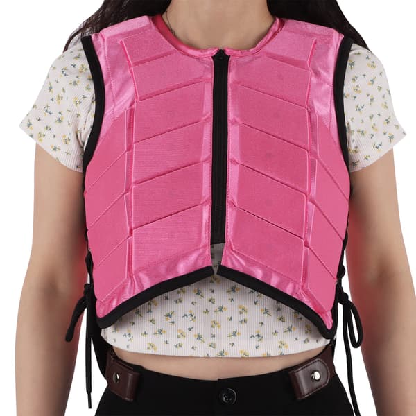 Vadderad säkerhetsväst för barn, rosa