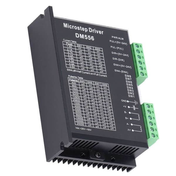 Digital Microstep Driver til 57 86 NEMA23 NEMA34 Steppermotor Controller 2-faset 5.6A DM556