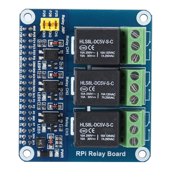 3-vejs relæmodul udvidelseskort til Raspberry Pi A B 2B 3B 4B