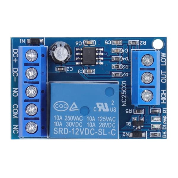 Automatisk vannstandssensor bryterkontroller 12V DC relémodul for pumpe