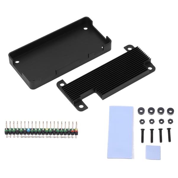 Raspberry Pi Zero Aluminiumlegering Passiv Køling Kabinet Pin Header