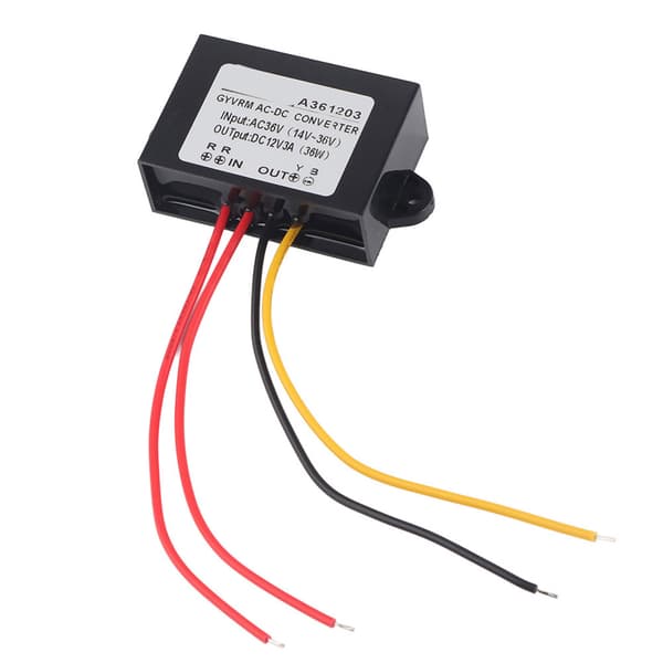 AC til DC-omformer 36V til 12V 3A strømforsyningsmoduladapter plasthus