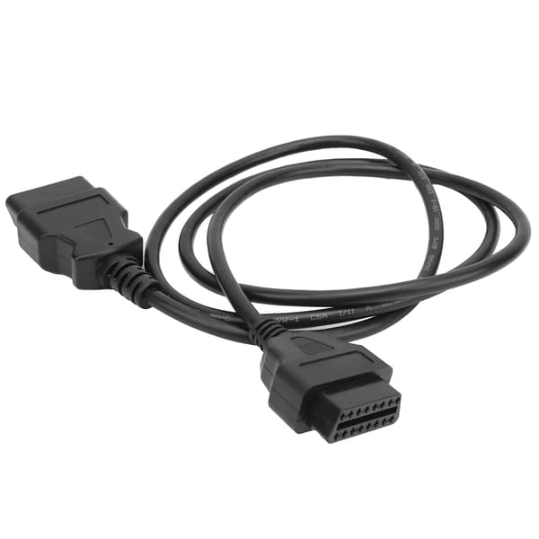 1,5 m/4,9 ft OBD2 Diagnostisk Kabelforlænger 16-polet til 16-polet Bildele DC 12V