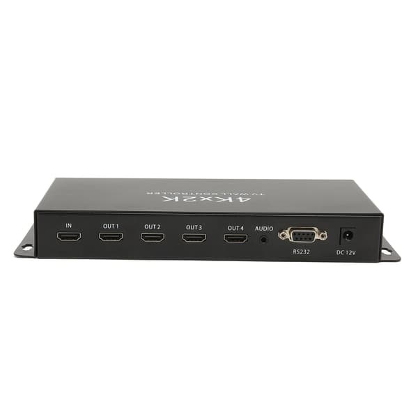 HD Multimedia Interface 1 ind 4 ud 4K videoprocessor TV-vægcontroller PC bærbar computer 100-240V EU-stik