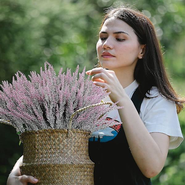 10 buketter med kunstige blomster, der imiterer plastikplanter Green