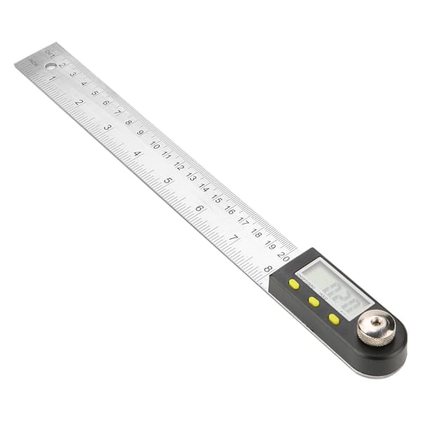 Digital vinkelmåler i rustfritt stål 10-390mm