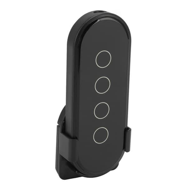 ZigBee TUYA 4-knapps 3-vägs trådlös smart fjärrkontroll svart