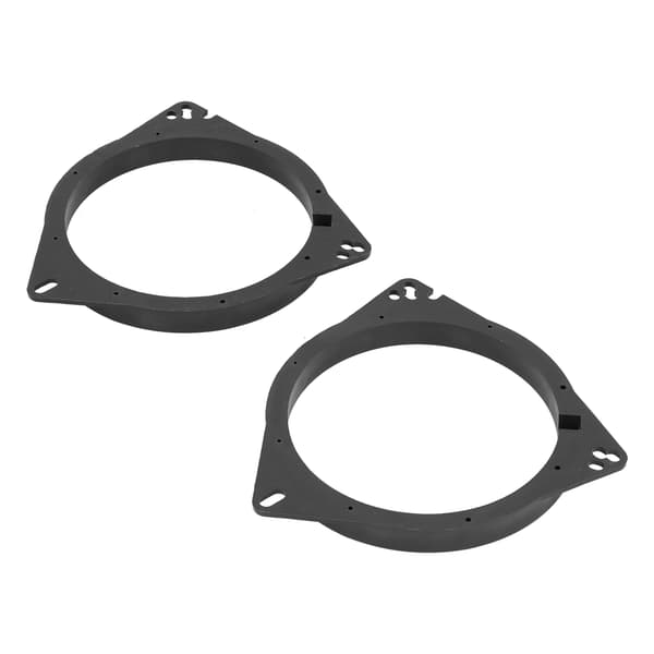 2x bilstereo højttalerringe mat sort bilmodifikation erstatning for Nissan