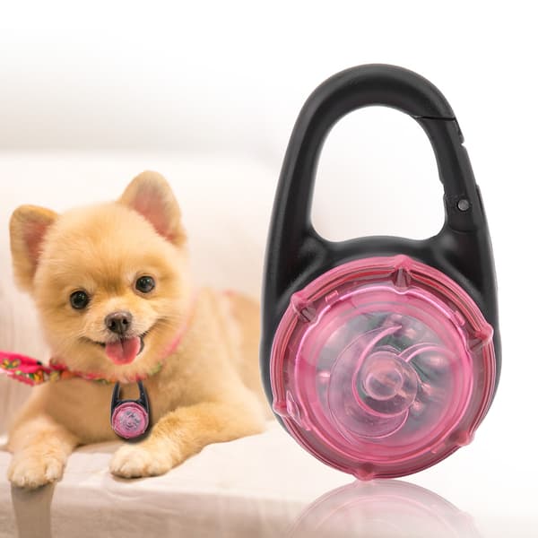 Lysende Pink LED Hundehalsbånd