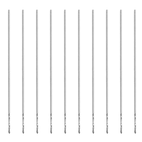 Lite Lige Skaft Perlebor Sæt 10 stk. 0,3 mm K10