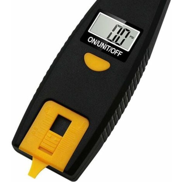Digital däcktrycksmätare - Digital däcktrycksmätare för bilar 100 PSI 4 Inställningar | 2 i 1 däcktrycksmätare med bakgrundsbelyst LCD-display Mätare från