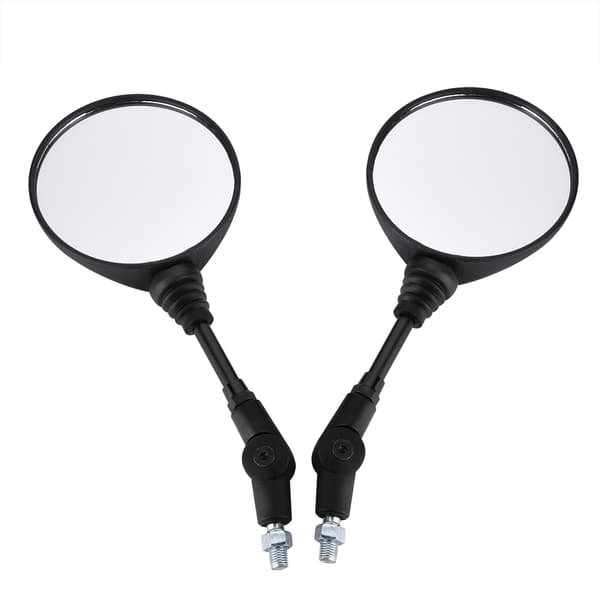 1 Par Universal Motorcykel Sidospeglar med 10mm Monteringsskruv