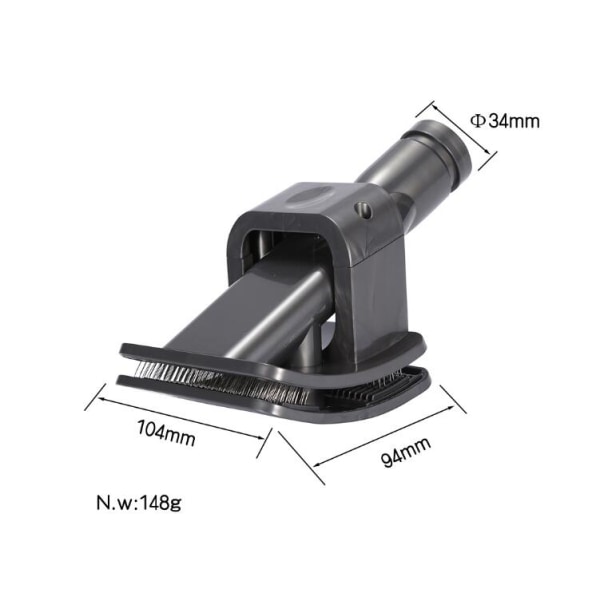 Borste för hund och katt, hårborste för Dyson dammsugartillbehör V6/V7/V8