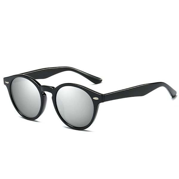 Polariserede farverige solbriller til mænd og kvinder Bright black frame white mercury