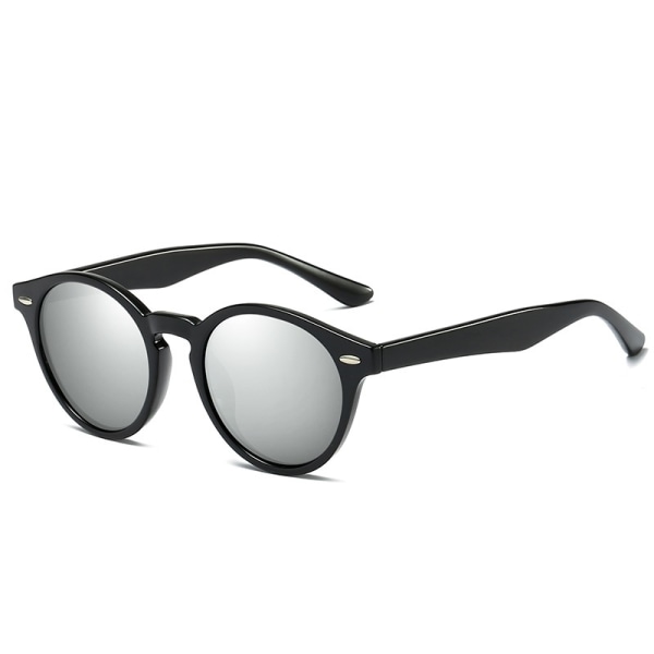 Polarisoidut värikkäät aurinkolasit miehille ja naisille Bright black frame white mercury