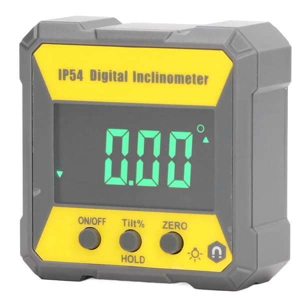 Högprecisions digital vinkelmätare med magnetisk bas