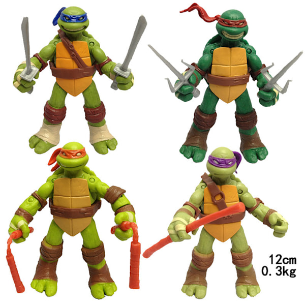4 Ninja Turtles Film Raphael Dukke Bevægelig Dukke Håndlavet Model Legetøj Dukke Ornamenter