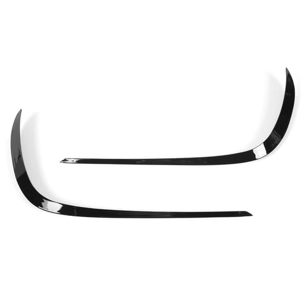 1 Par Forreste Bumper Lip Splitter Glans Sort Bil Spoiler Diffuser Udskiftning Til Benz GLE‑Class W166 AMG‑Line C292